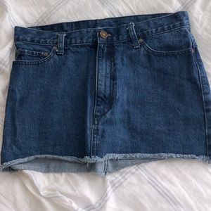 Free People Denim Skirt